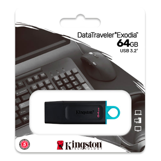 Memoria USB Kingston DataTraveler Exodia de 64GB