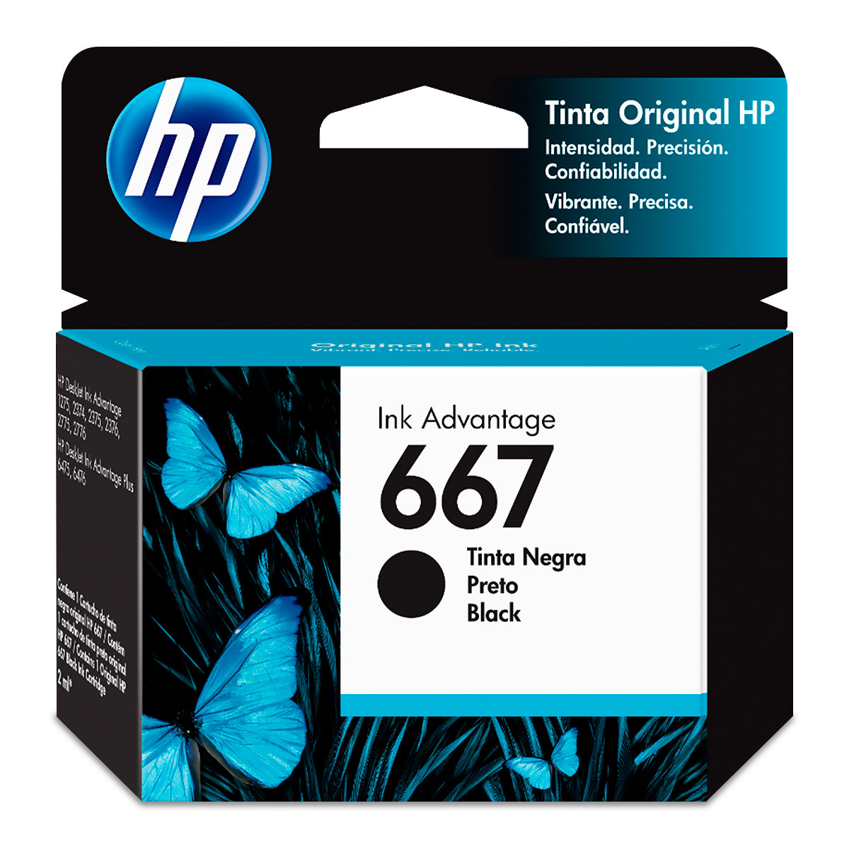 Tinta HP 667 Black